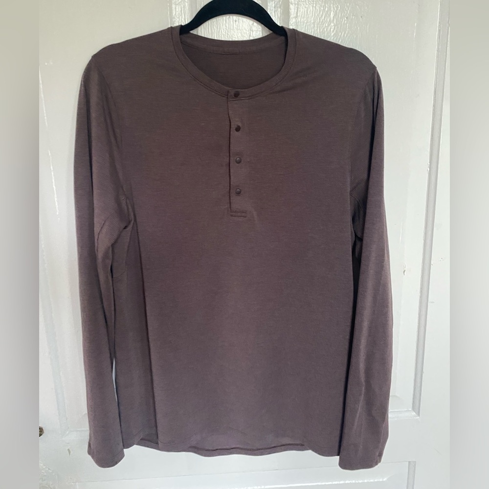 Vintage lululemon Mens Waffle Henley